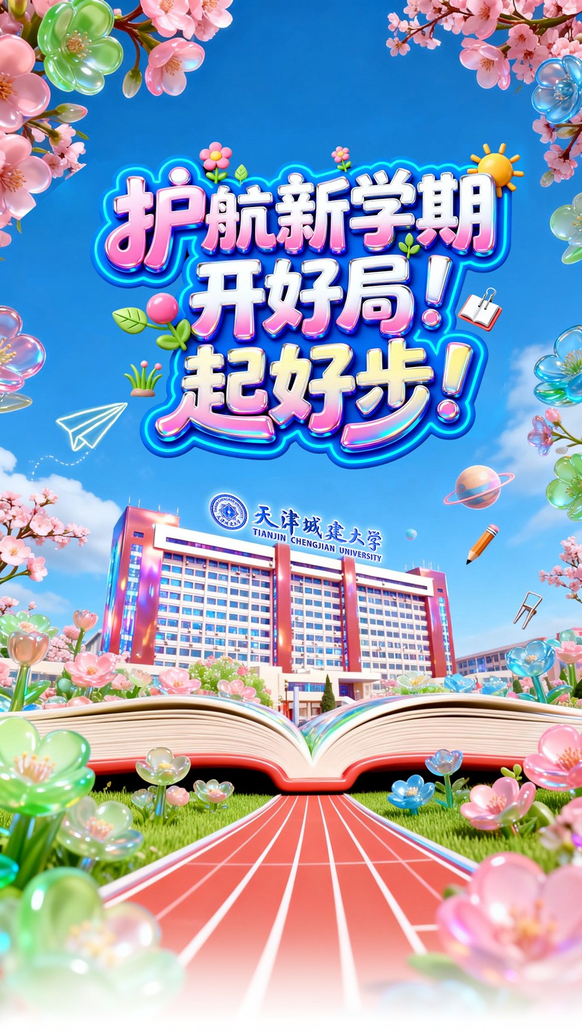 天城大开学第一帧，意气奋发‼