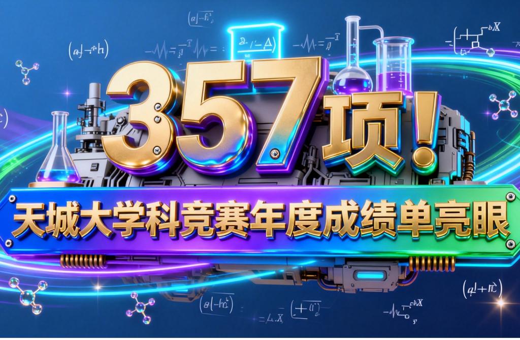 357项！天城大学科竞赛年度成绩单亮眼