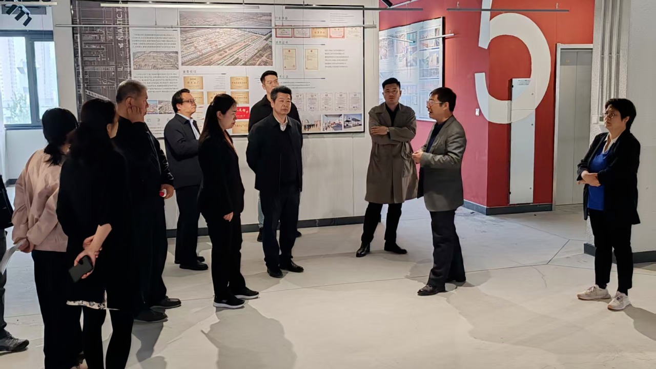天津市科技局专家领导一行对我校天津市新型工业化装配式建筑技术创新中心进行考核并调研